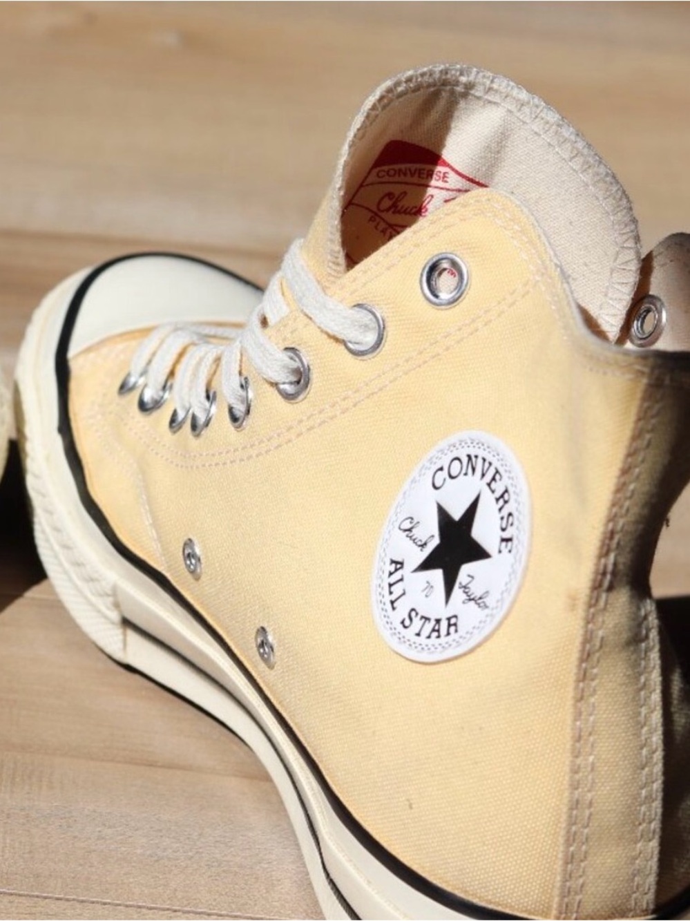 Converse Chuck 70 Hi Top Pastel Yellow Sunray Mens 7 Womens 9